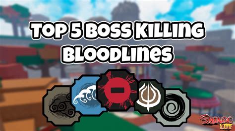 BEST BOSS KILLING BLOODLINES! | Shindo Life - YouTube