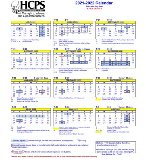 Henrico County Public Schools 2021 22 Calendar - Calendar 2021