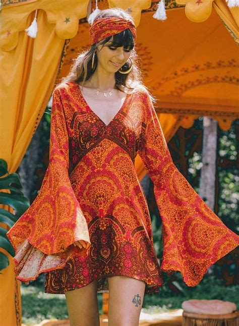 Pin by bohoasis on BOHO MINI DRESSES | 70s inspired fashion, Hippie ...