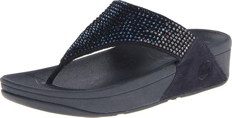 FitFlop Women's Flare Thong Sandal, Super Navy, Size 6.0 dh9C | eBay