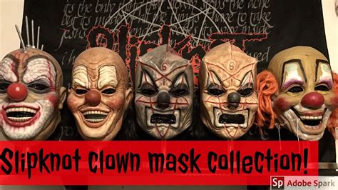 SLIPKNOT CLOWN MASK COLLECTION - #6 - YouTube