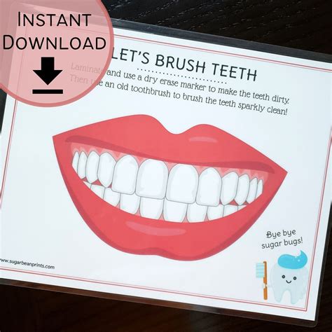 Let's Brush Teeth Kids Teeth Brushing Practice Game Instant ...