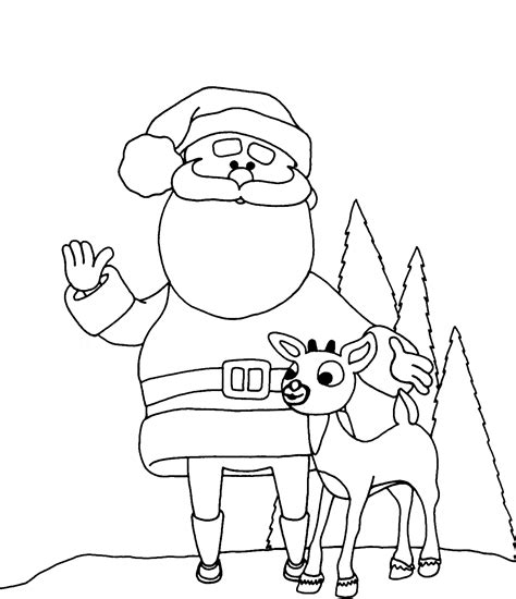 Free Printable Reindeer Coloring Pages For Kids