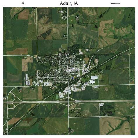 Aerial Photography Map of Adair, IA Iowa