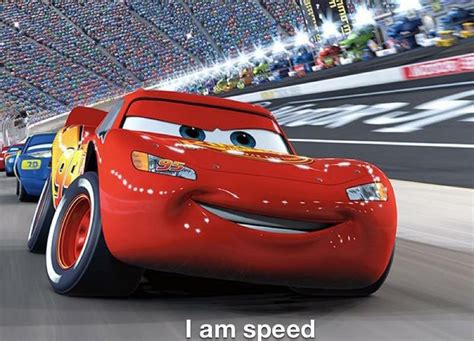 I am speed Lightning Mcqueen Blank Template - Imgflip