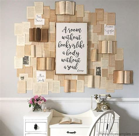 DIY Book Wall in 2020 | Book decor, Book wall, Diy book