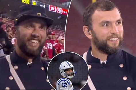 Andrew Luck dresses in Civil War uniform during 'Thursday Night Football'