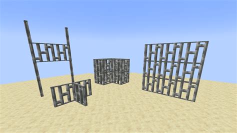 Simple 3D Iron Bars - Minecraft Resource Pack