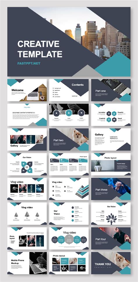 the powerpoint presentation is displayed in blue and gray