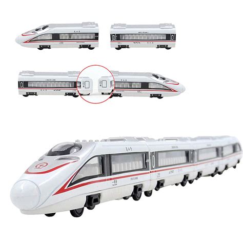 Buy JTMM Train Model, CRH Passenger Train Set Metro Subway Railway ...