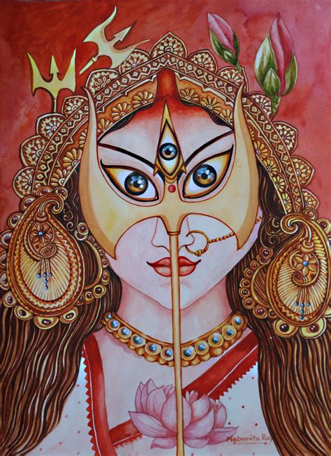 Pin by IndianArtIdeas on Durga Paintings | Durga painting, Indian folk ...