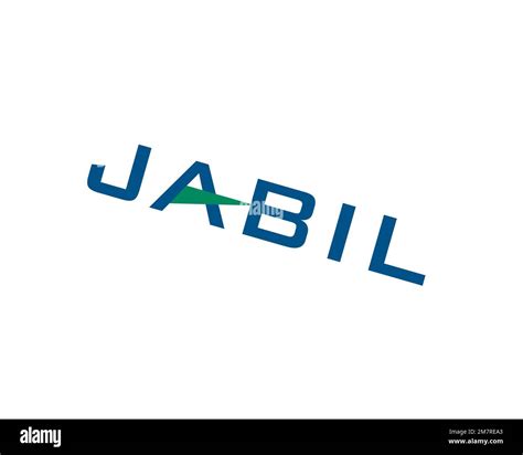 Jabil, rotated logo, white background B Stock Photo - Alamy