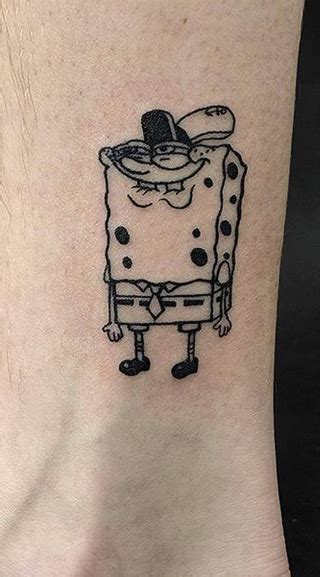 Funny spongebob tattoo – Artofit