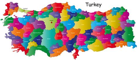 Map of Turkey and Provinces : Turkish Travel Blog