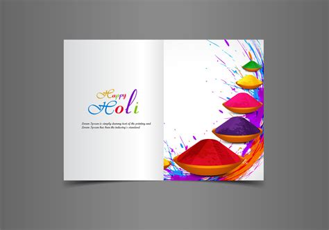 Happy Holi Greeting Card - Download Free Vector Art, Stock Graphics ...