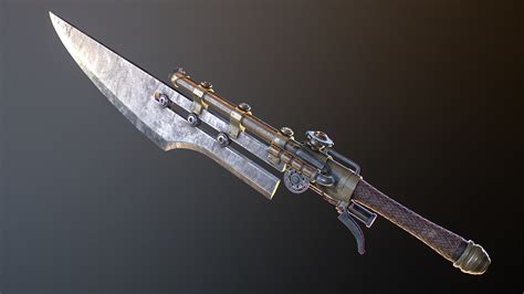 Gun Blade 3D - TurboSquid 1346917