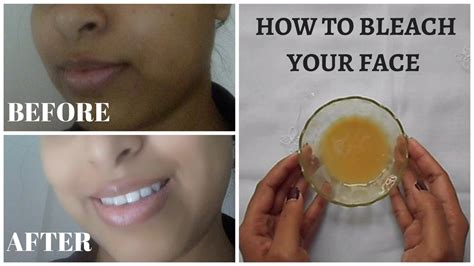 HOW TO BLEACH YOUR FACE NATURALLY AT HOME || GET EVEN-TONED & BRIGHTER ...