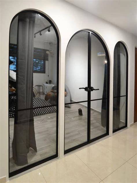 aluminium-arched-door-with-glass - Express Windows