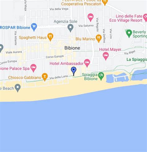 Bibione - Google My Maps