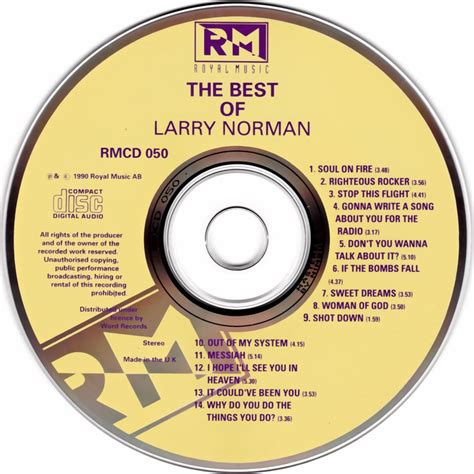 The Best Of Larry Norman - the songs of larry norman