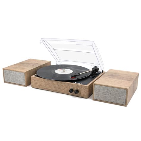 LP&No.1 Bluetooth Turntable Hi-fi System with Bookshelf Speakers, 3 ...