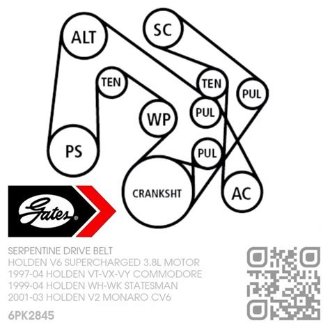 Vt Commodore Engine Belt Diagram