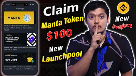 Claim Free $100 Manta Token 🚀 - Manta Network Binance launchpool 2024 🤑 ...