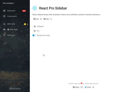 react-pro-sidebar - npm