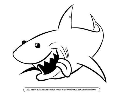 Great White Shark Drawing | Free download on ClipArtMag