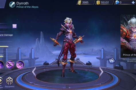 Build Tersakit Dyrroth, Hero Fighter Terbaru di Mobile Legends ...