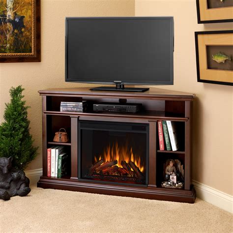 corner electric fireplace tv stand