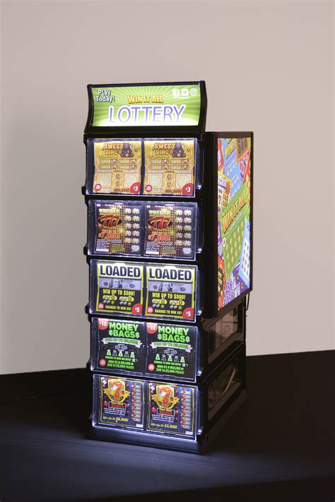 Lottery Ticket Dispensers, Lit Lottery Scratch Ticket Solutions - Henschel