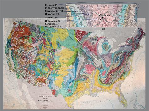 Geological Map Of The Us