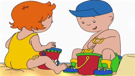 Caillou | Caillou and Rosie go to the beach | Videos For Kids ...