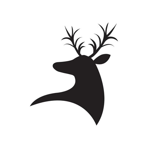 Deer icon vector. Deer head Logo Template vector icon illustration ...