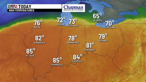 Thursday's Forecast - Indianapolis News | Indiana Weather | Indiana ...