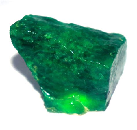 650.00 Ct Certified Natural Rock Emerald Rough Gemstone Green | Etsy