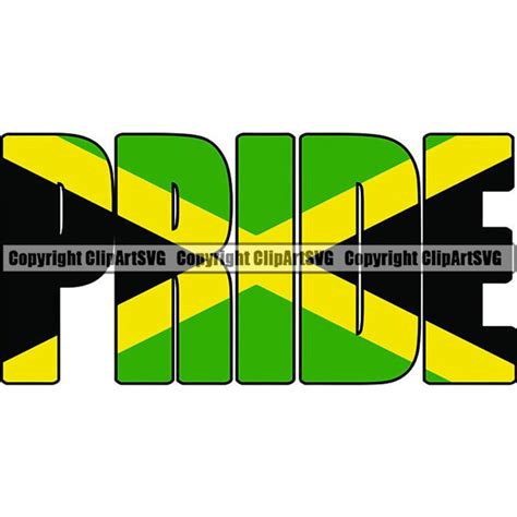 Jamaica Pride Flag Jamaican Reggae Rasta Caribbean Country World ...