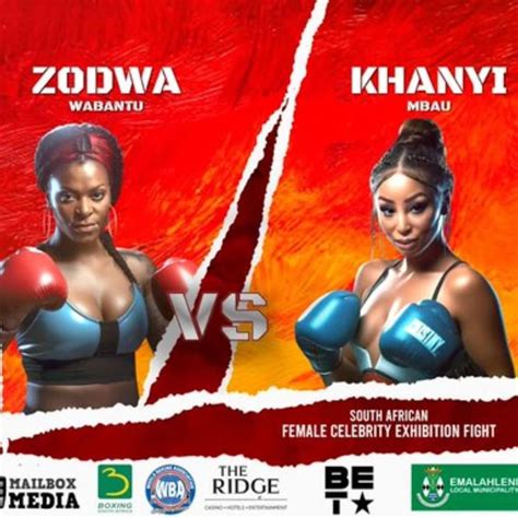 Khanyi Mbau and Zodwa Wabantu will fight in a celebrity boxing