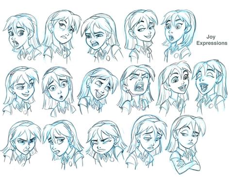 Joy Expressions model sheet for SB by tombancroft on DeviantArt ...