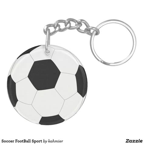 Soccer FootBall Sport Keychain | Keychain, Soccer, Design