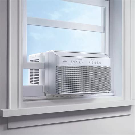 Midea 8,000-BTU Energy Star U-Shaped Window Air Conditioner – White ...