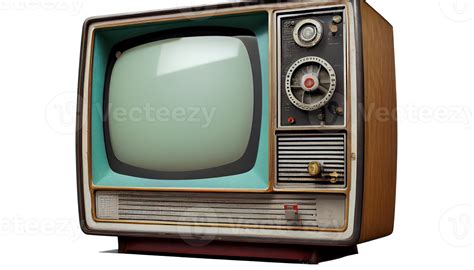 Old Retro vintage TV on Transparent background png 21027241 PNG