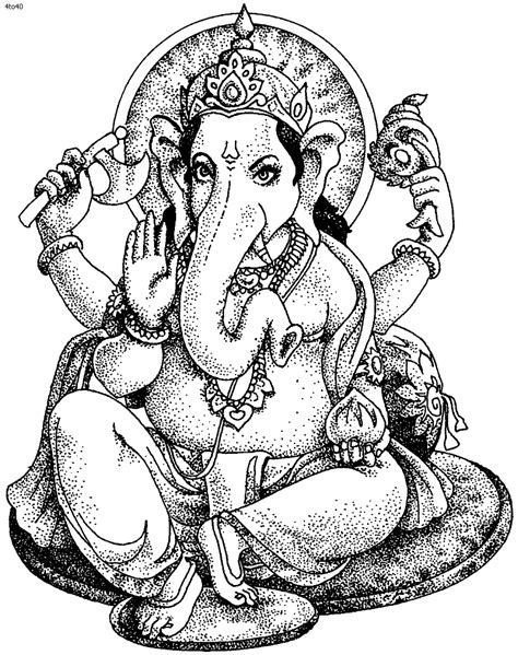 Ganesha Outline Images - Outline Images Of Lord Ganesha | Dozorisozo