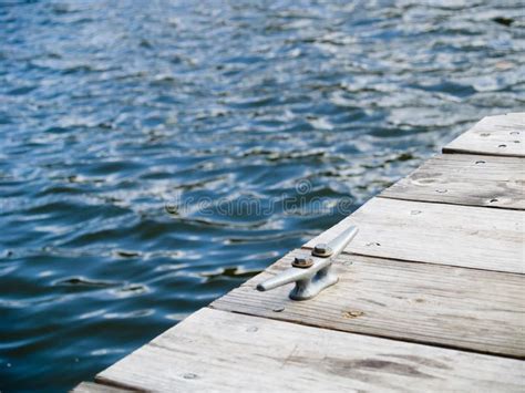 Lake Dock stock image. Image of abstract, ripple, tiedown - 1707303