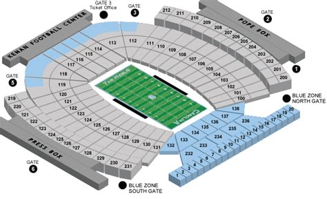 Kenan Stadium Seating Chart - Keeping It Heel