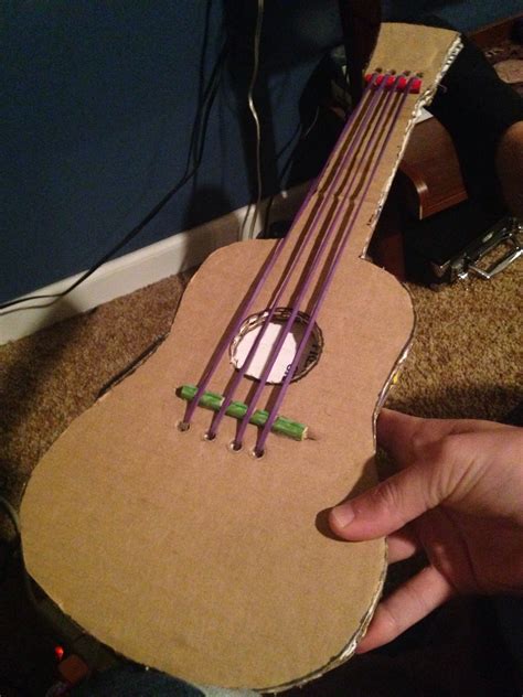 Cardboard Guitar : 5 Steps - Instructables