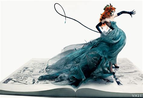 Magazine: Vogue, May 2008 Editorial: Coco Rocha as Poison Ivy ...