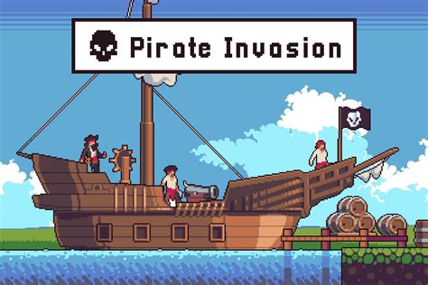 Pirate Invasion Game Assets Pixel Art Pack - CraftPix.net