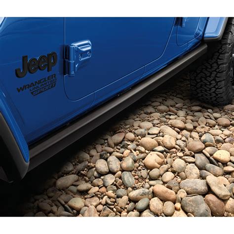 Rock Rails, Black Powdercoated Steel, 2018 Wrangler JLU 4-Door ...